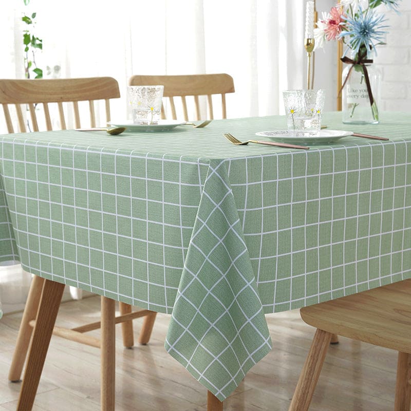 Woven Table Cloth, Waterproof Oilproof Dining Table Cloth, Kitchen Decorative Rectangular Coffee Cuisine Party Table Cover, Simple Square Pattern Table Cloth, Classic Plaid Rectangle Table Cloth For Dinning, Dinner, Party Woven Table Cloth, Waterproof Oilproof Dining Table Cloth, Kitchen Decorative Rectangular Coffee Cuisine Party Table Cover, Simple Square Pattern Table Cloth, Classic Plaid Rectangle Table Cloth For Dinning, Dinner, Party